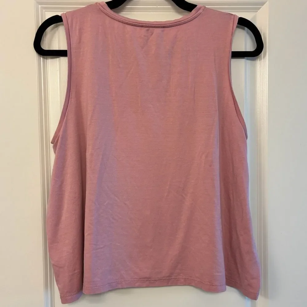 EILEEN FISHER Sleeveless Tank Top Pink Mauve Women’s Size Small - Picture 2 of 5